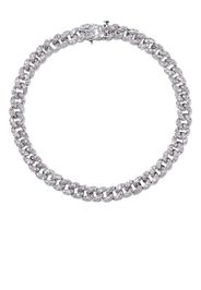 SHAY Bracciale in oro bianco 18kt con pavé di diamanti - Argento