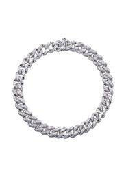 SHAY 18K white gold diamond chain bracelet - Argento