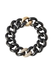 SHAY 18kt yellow gold ceramic diamond bracelet - Oro