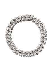 SHAY Bracciale a catena in oro bianco 18kt con diamanti - TWO TONE