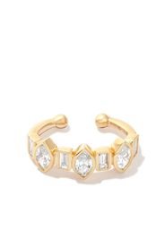 SHAY 18kt yellow gold Bezel ear cuff - Oro