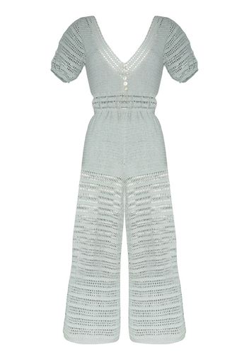 Rani crochet-knit jumpsuit