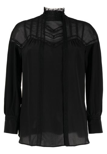 SHIATZY CHEN Blusa con inserti - Nero