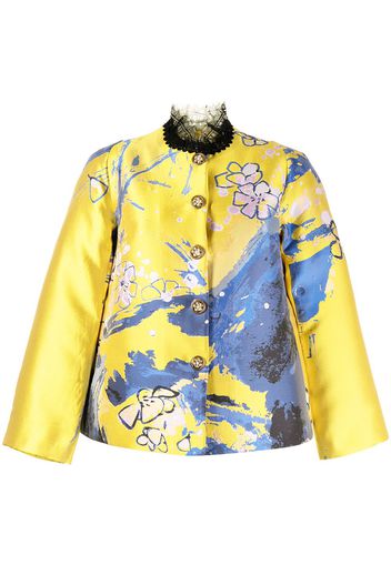 SHIATZY CHEN Giacca con effetto jacquard - Giallo