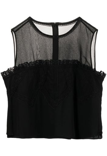 SHIATZY CHEN Blusa con ruches - Nero