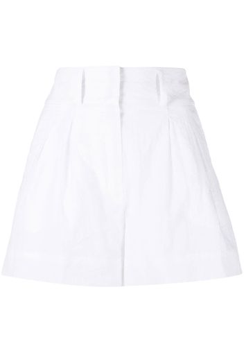 SHIATZY CHEN Shorts a vita alta - Bianco