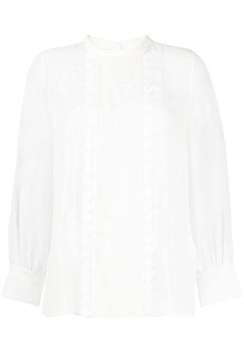 SHIATZY CHEN Camicia con pizzo - Bianco