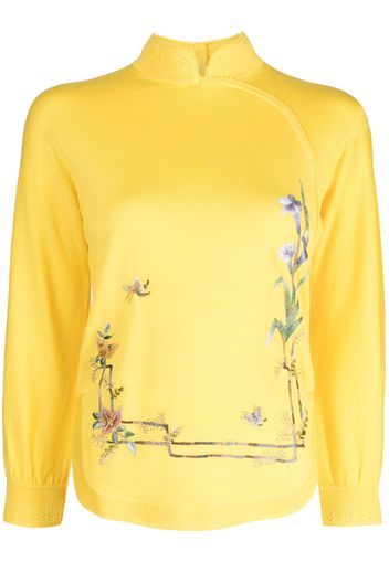 SHIATZY CHEN Maglione a fiori Renascent Collection - Giallo