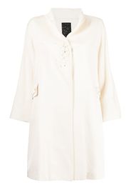 SHIATZY CHEN Cappotto a collo alto - Bianco