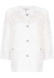 SHIATZY CHEN Cardigan con maniche crop - Bianco