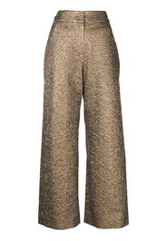 SHIATZY CHEN Pantaloni metallizzati Genisis - Oro