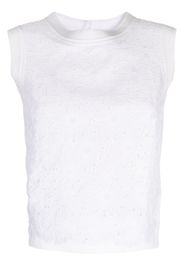 SHIATZY CHEN Top smanicato - Bianco