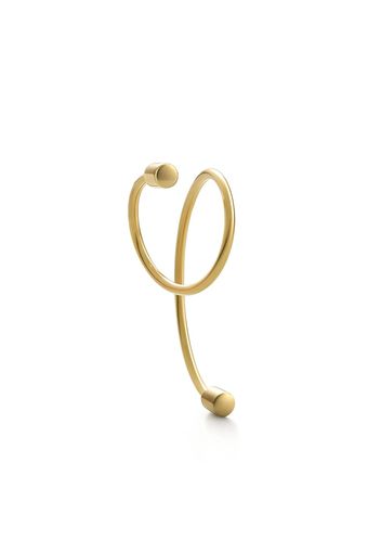 Shihara Orecchino Twist Curl 02 in oro giallo 18kt