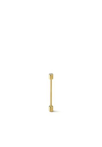 Shihara Orecchino Twist Pin in oro giallo 18kt con diamanti