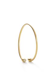 Shihara Orecchino singolo Twist Round 03 in oro giallo 18kt con diamanti