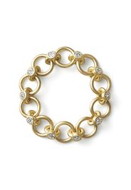 Shihara Anello Link 02 in oro giallo 18kt con diamante