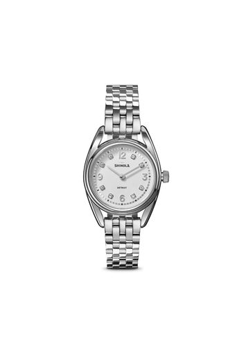 Shinola Orologio The Diamond Dial Derby 30mm - Argento