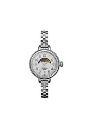 Shinola Orologio Birdy Moon Phase 34mm - Argento