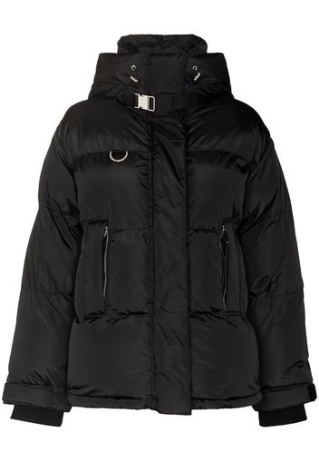 Shoreditch Ski Club Willow hooded puffer jacket - Nero