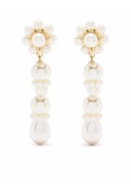 Shrimps Florian pearl-embellished earrings - Bianco