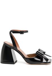 SHUSHU/TONG oversize-bow detail sandals - Nero