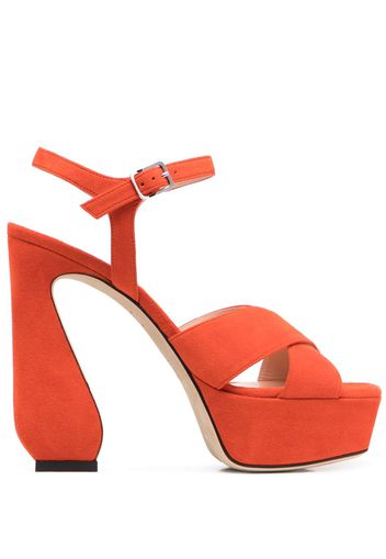 Si Rossi siede platform sandals - Arancione