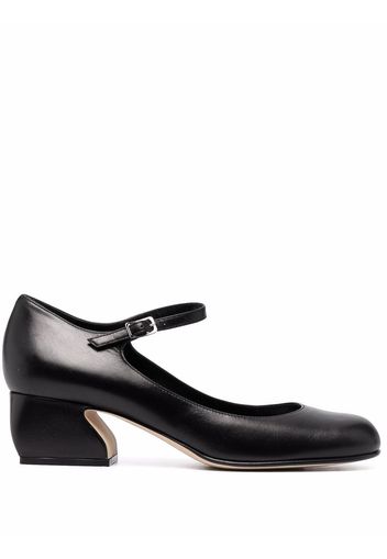 Si Rossi buckled leather pumps - Nero