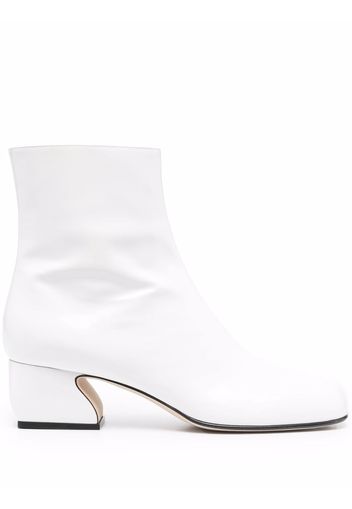 Si Rossi leather ankle boots - Bianco