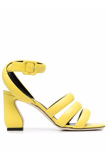 Si Rossi triple-strap leather sandals - Giallo