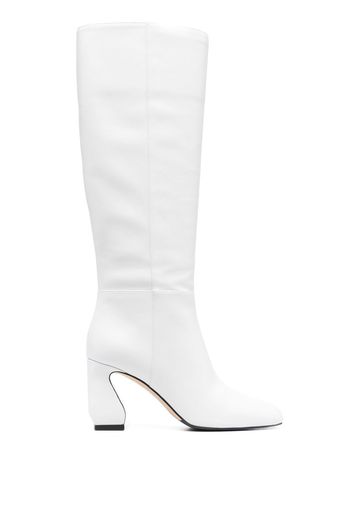 Si Rossi 90mm knee-high leather boots - Bianco