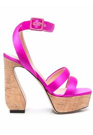 Si Rossi Antonia satin sandals - Rosa