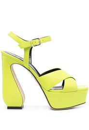 Si Rossi sculpted-heel sandals - Verde