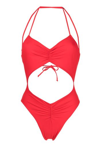Sian Swimwear Carlotta cut-out swimsuit - Rosso