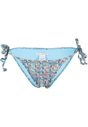 Sian Swimwear Jean side-tie bikini bottoms - Blu