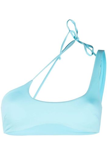 Sian Swimwear Elisa one-shoulder bikini top - Blu