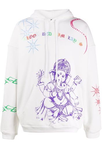 Himalayan Tattoo print hoodie