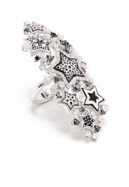 SICIS JEWELS 18kt white gold Universe Star diamond ring - Argento