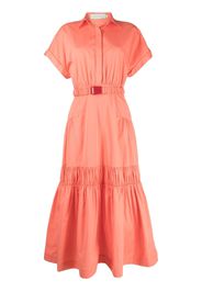 Silvia Tcherassi Kareli belted-waist shirt dress - Rosa