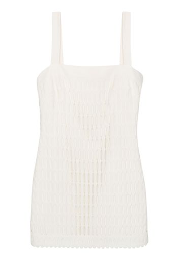 Simkhai Artemis cotton minidress - Bianco