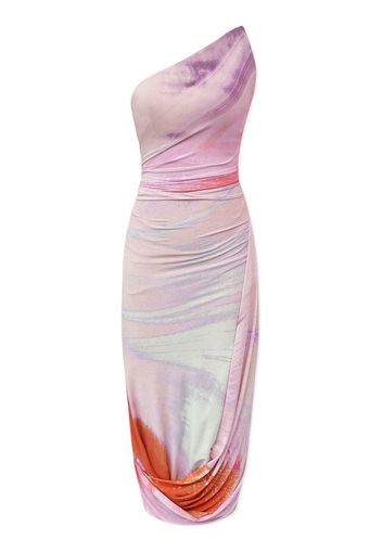 Simkhai Havana abstract-print dress - Rosa