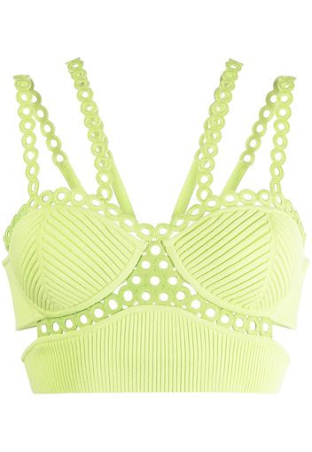 Simkhai Liana sleeveless bralette - Verde