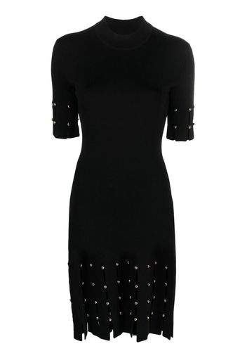 Simkhai Dina mock-neck knitted dress - Nero