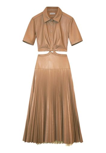 Simkhai Chemisier Maritza con cut-out - Marrone