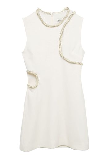 Simkhai Kat crystal-embellished sleeveless dress - Bianco