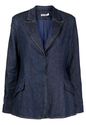 Simkhai Blazer denim Jasper - Blu