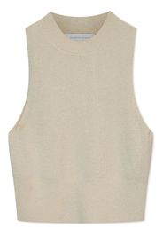 Simkhai Tatyana sleeveless cropped top - Toni neutri