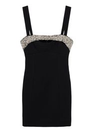 Simkhai Lenny crystal-embellished minidress - Nero