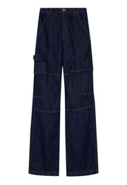 Simkhai Axelle high-rise cargo trousers - Blu