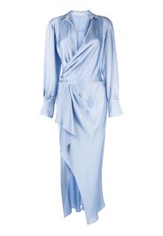 Simkhai Abito Talita midi drappeggiato - Blu