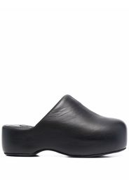 Simon Miller Bubble vegan-leather slide clogs - Nero